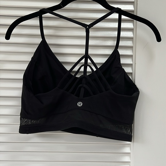 Lululemon Get Strappy Bra Black Size Smalll - Picture 2 of 3